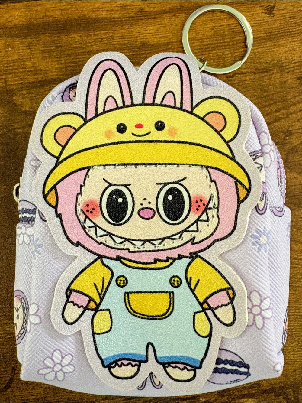 New Labubu Mini Backpack Keychain Bag Charm Accessory